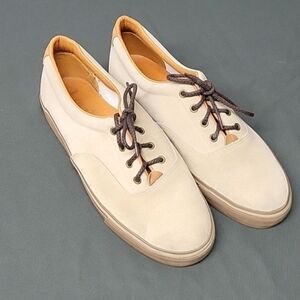 Levi's Vintage Men's TAN Suede Lace Up Casual Shoes With Leather Trim Size 10M
